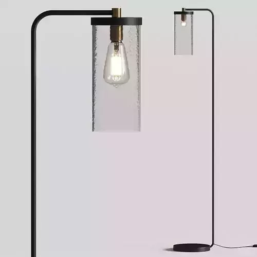 Pottery Barn Raylan Recycled Glass Floor Lamp