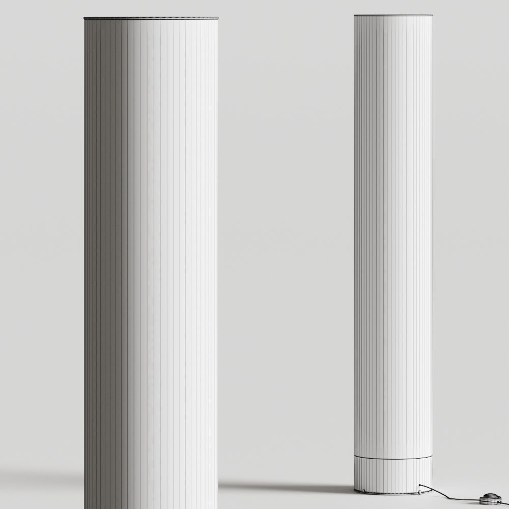 Roche Bobois Pluma Floor Lamp 3D model_2