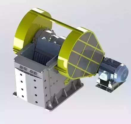 OMNI OC9070 JAW CRUSHER 3D and 2D