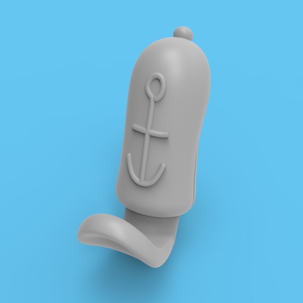 Spongebob Squarepants Hat for 3d print 3D print model_4