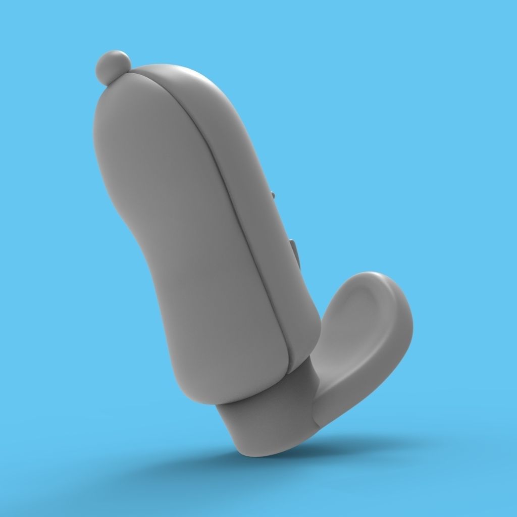 Spongebob Squarepants Hat for 3d print 3D print model_3