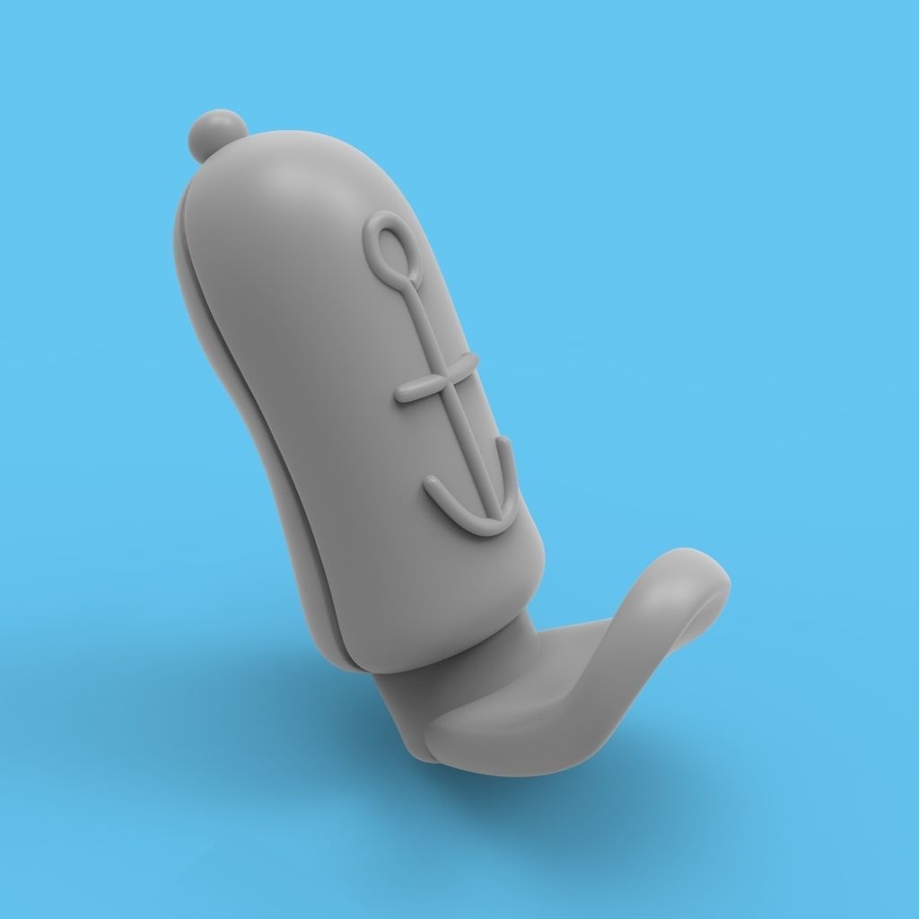 Spongebob Squarepants Hat for 3d print 3D print model_2