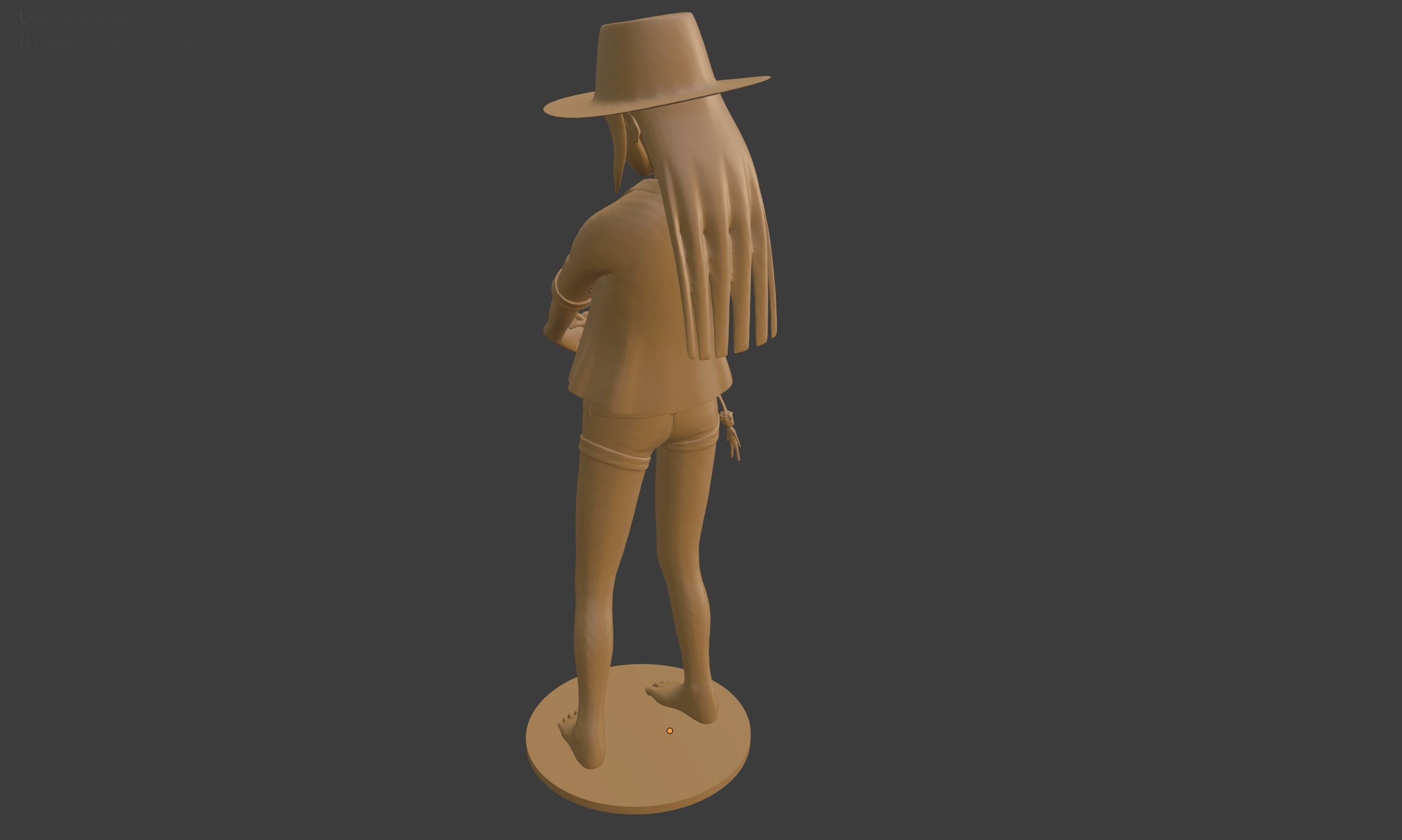 Hinata Hyuga 3D print model_3