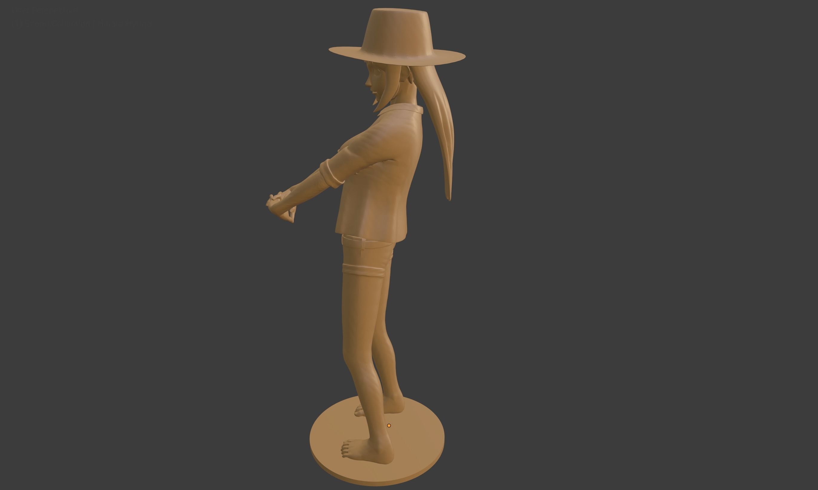 Hinata Hyuga 3D print model_2