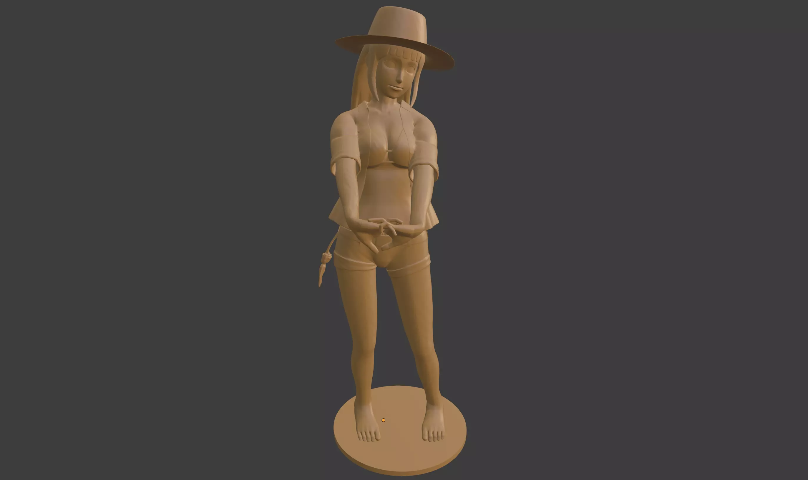 Hinata Hyuga 3D print model_0