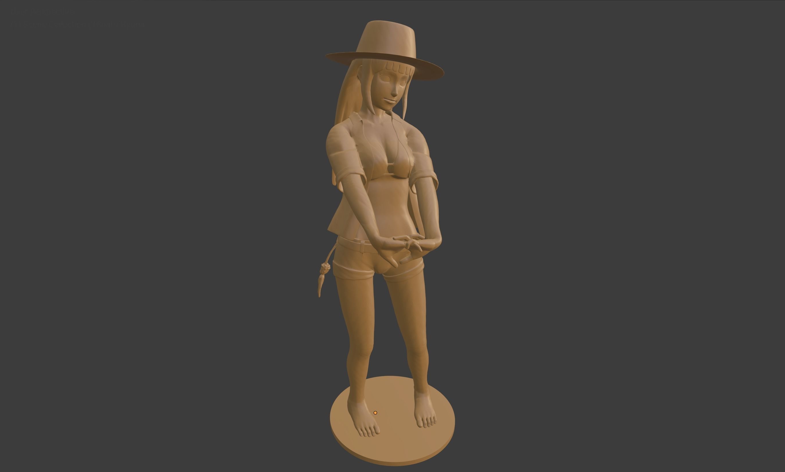 Hinata Hyuga 3D print model_7