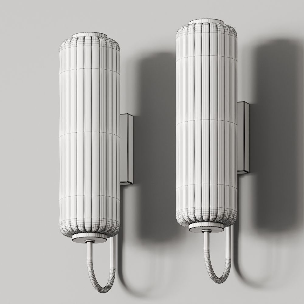 Slide Cordiale Wall Lamps 3D model_1