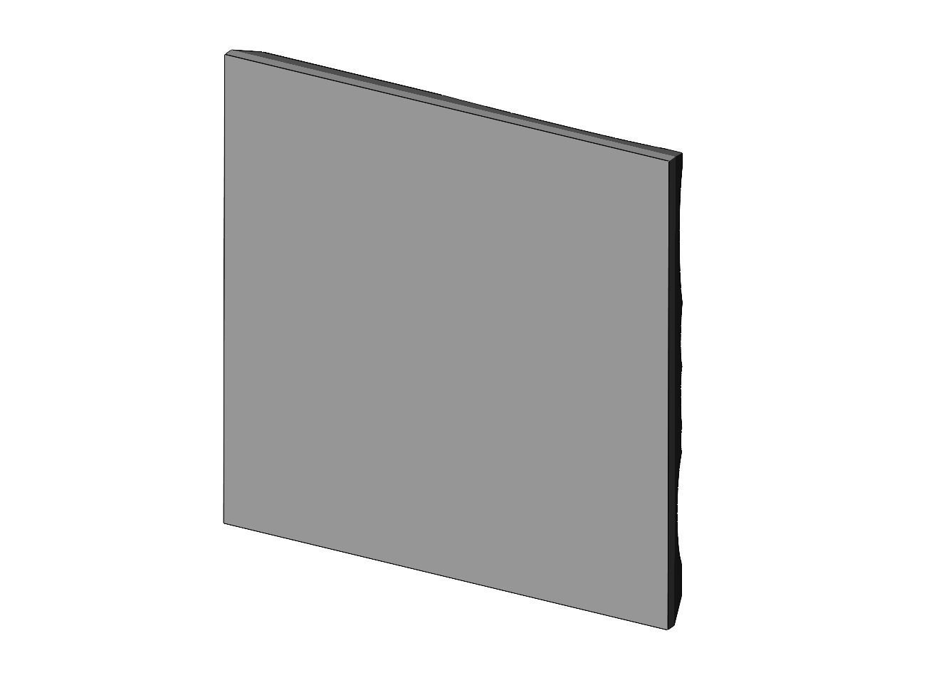 3d wall organic wave decorative panel 3D print model_8