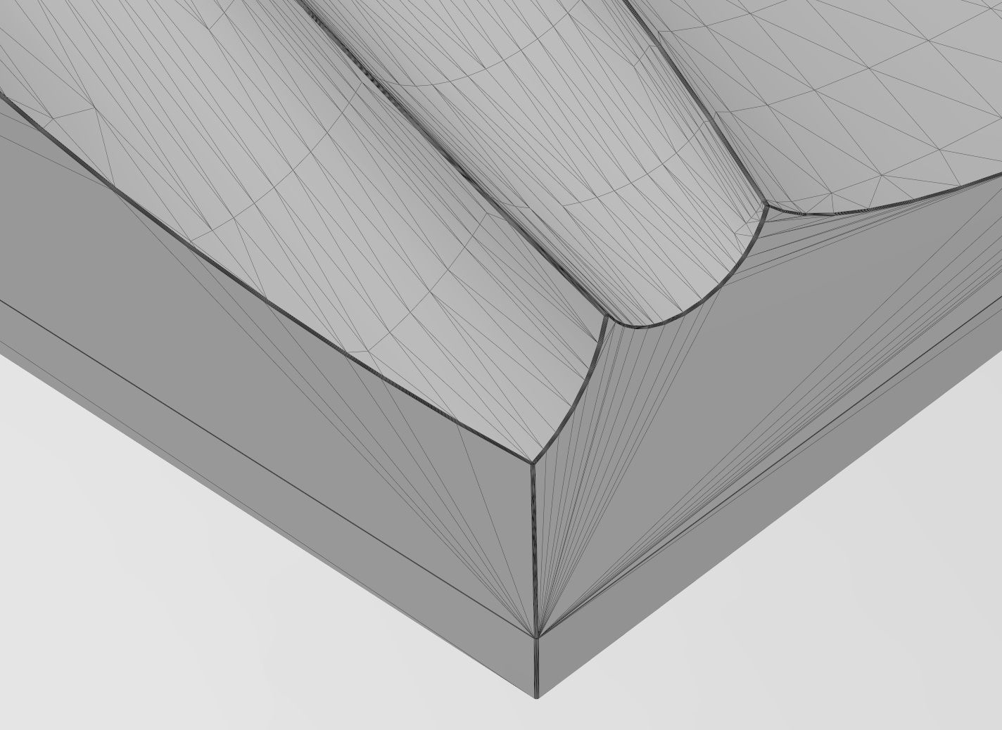 3d wall organic wave decorative panel 3D print model_12