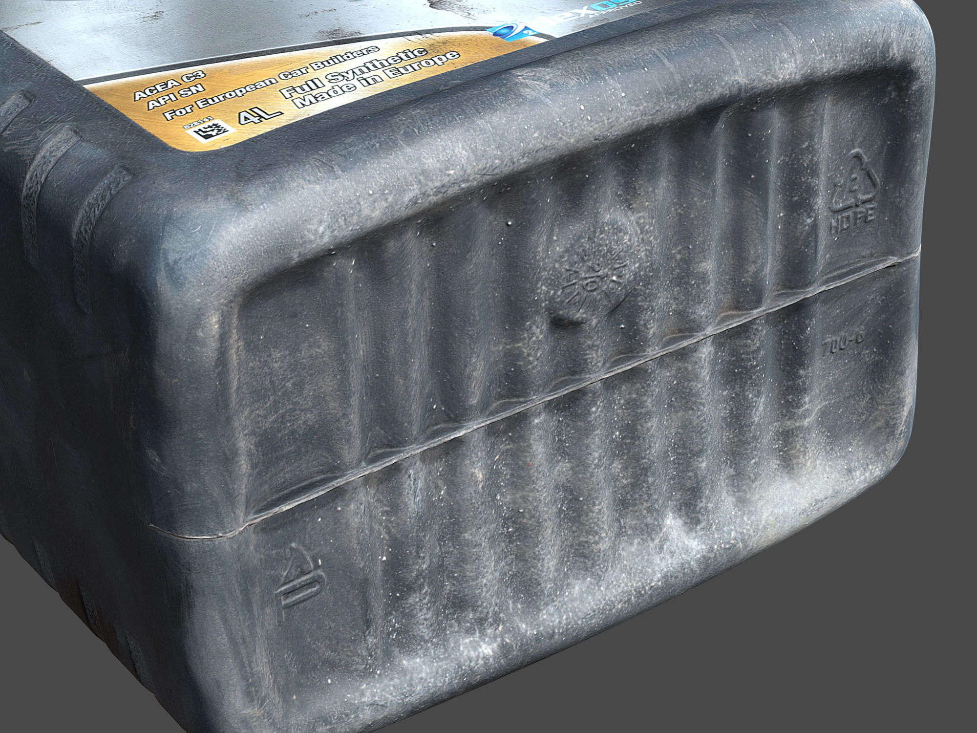 Engine Oil Canister 3D model_14