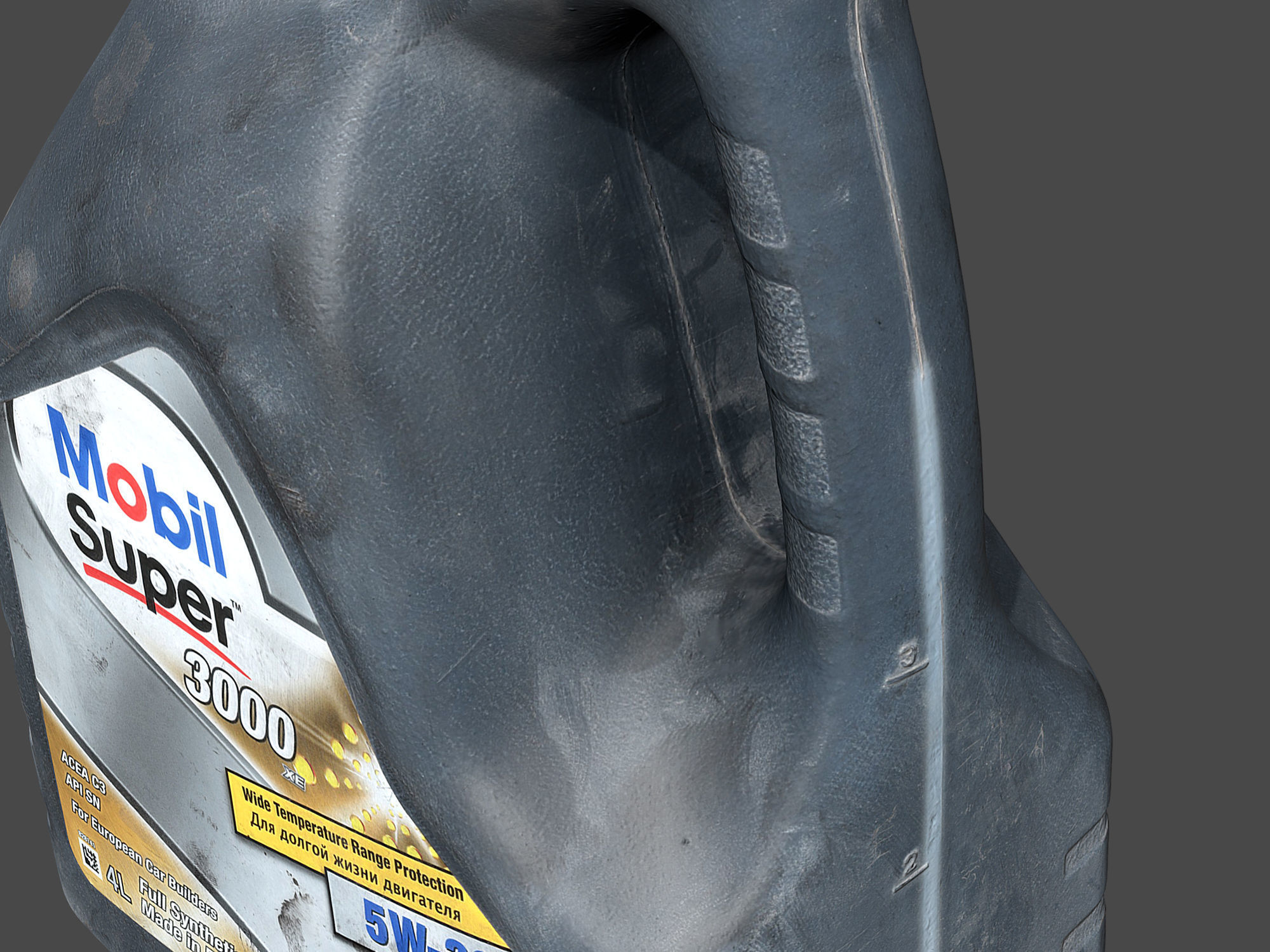 Engine Oil Canister 3D model_10