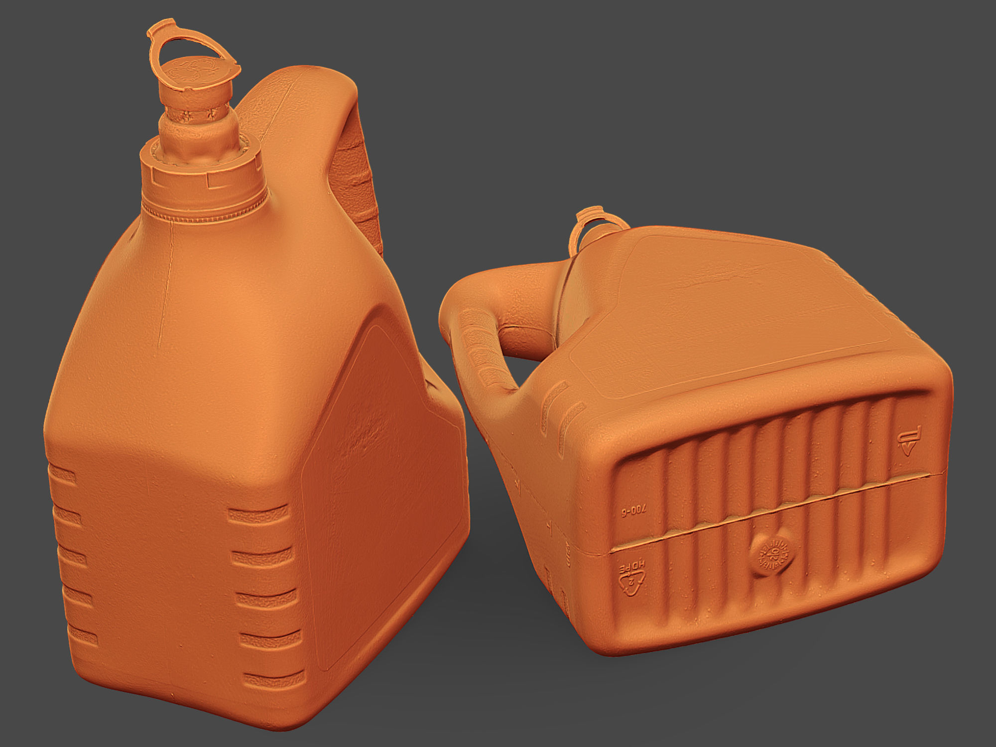 Engine Oil Canister 3D model_1