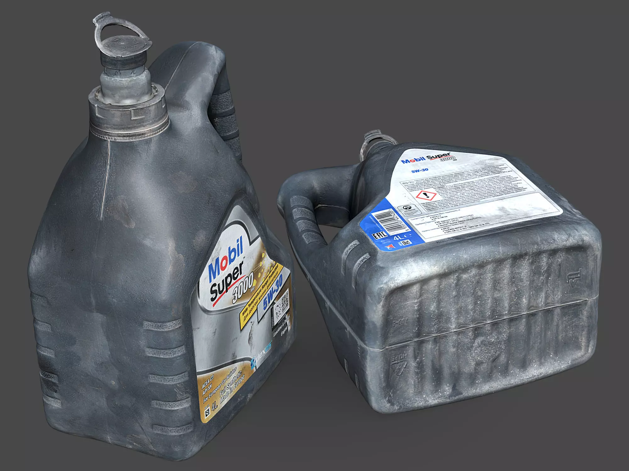Engine Oil Canister 3D model_0