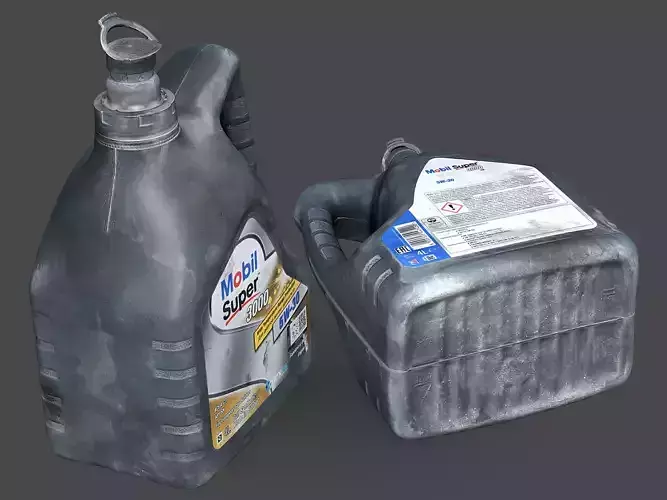Engine Oil Canister 3D model