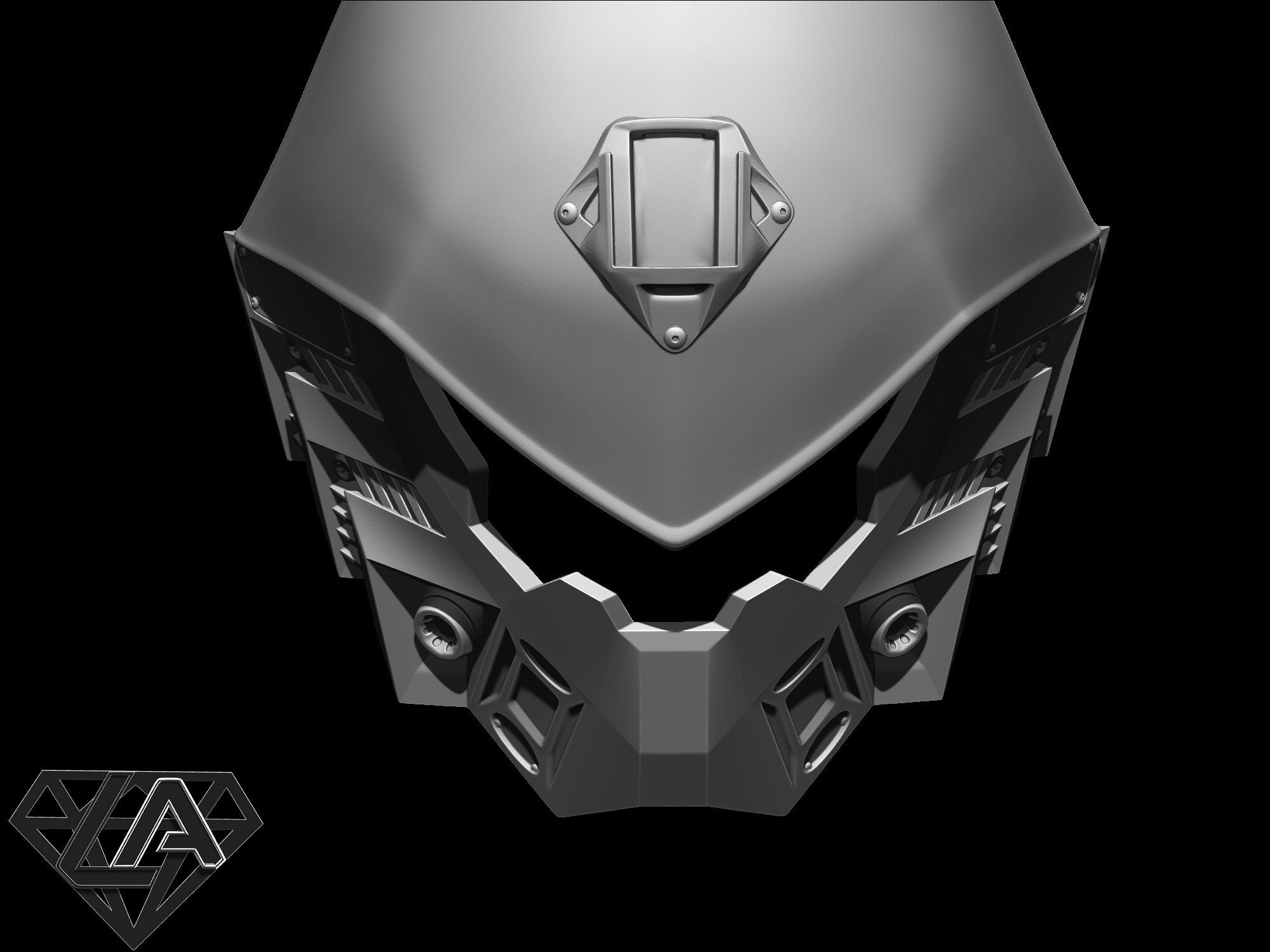 SCI-FI Tactic Roach custom helmet 3D print model_6