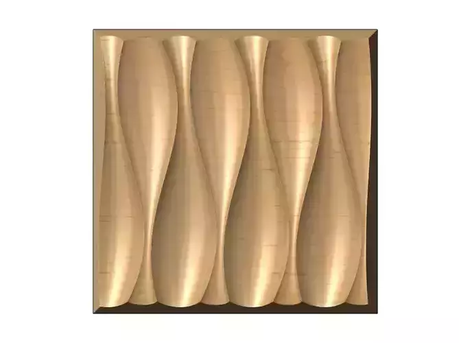 3d wall organic dune decorative panel relief 