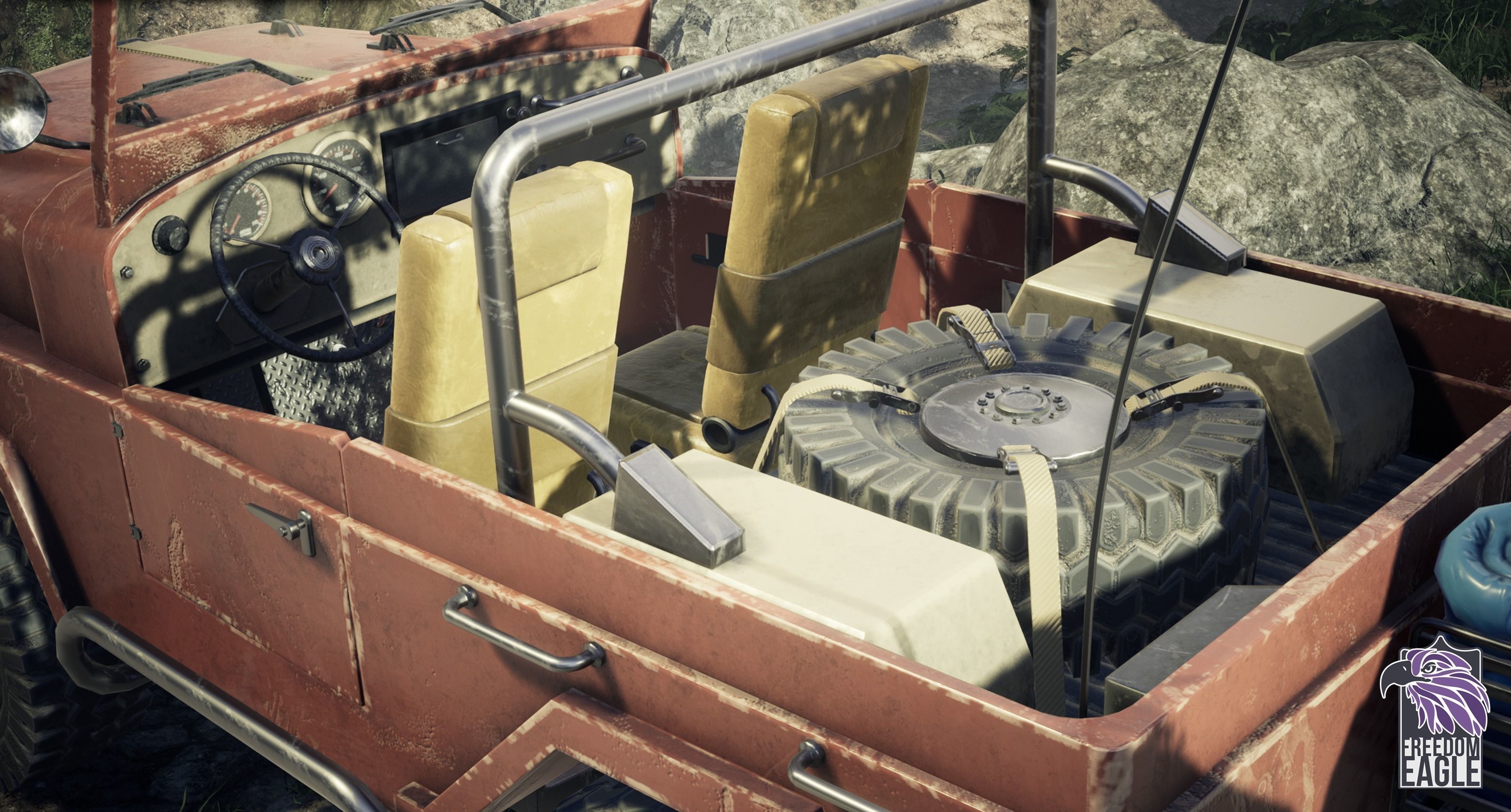 JEEP 4X4 - GAME READY MODEL Low-poly 3D model_2