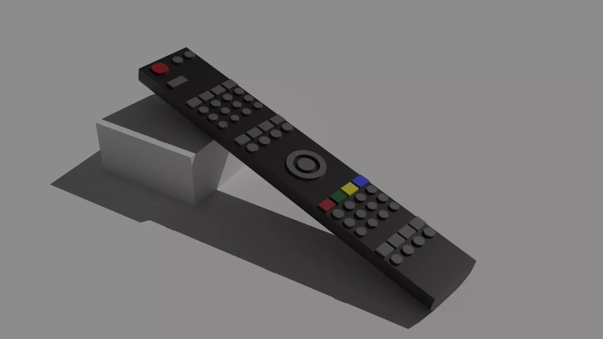 FREE Simple TV remote Free 3D model
