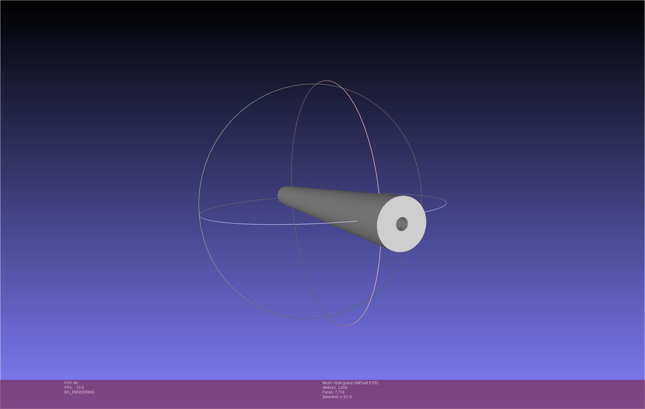 Star Wars Imperial Royal Guards Staff Prinable Assembly 3D print model_110