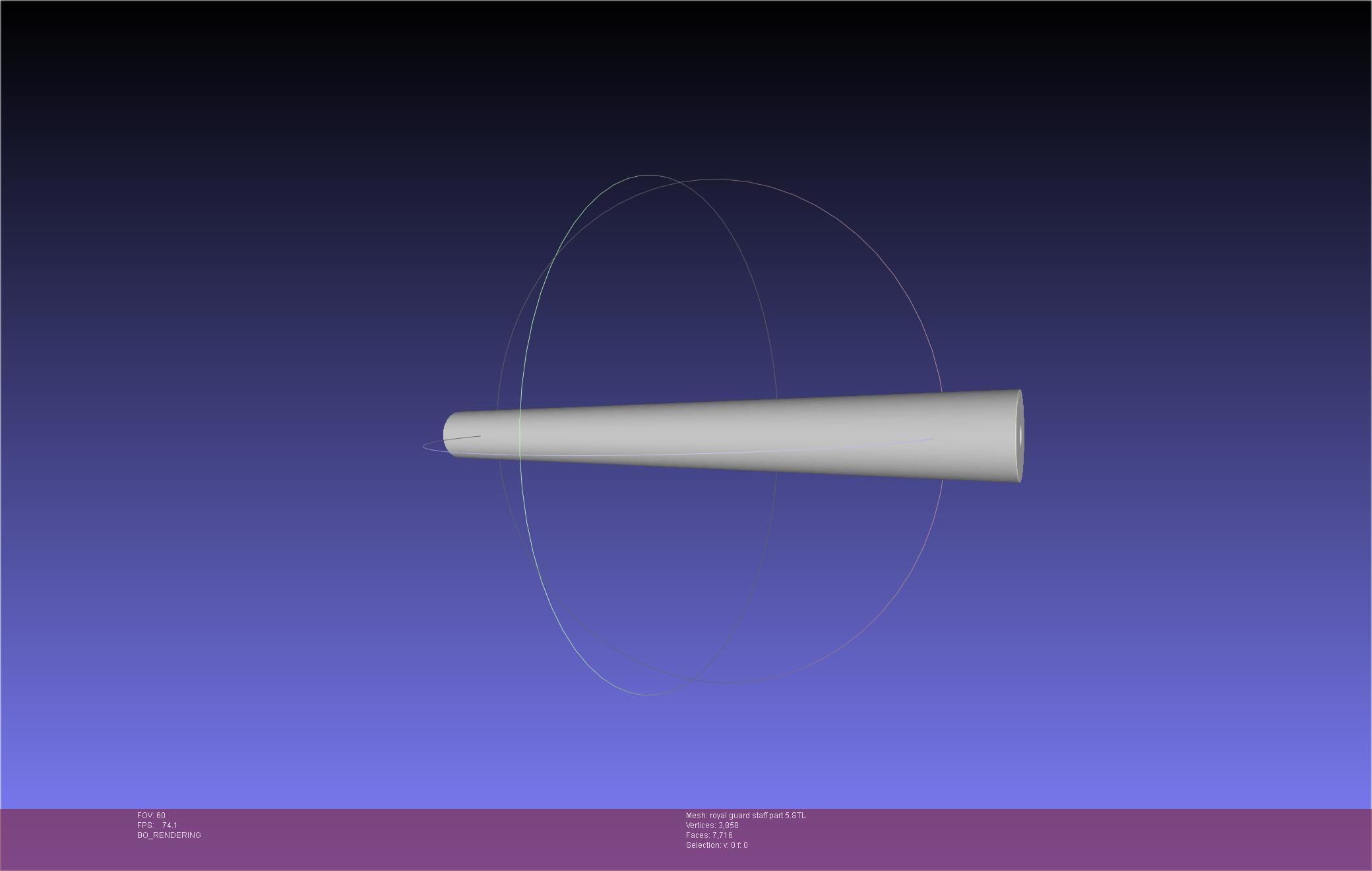 Star Wars Imperial Royal Guards Staff Prinable Assembly 3D print model_112