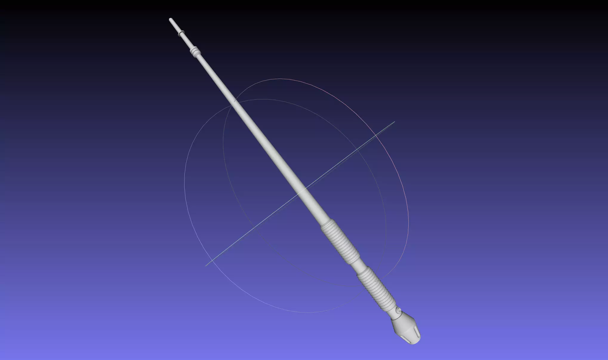 Star Wars Imperial Royal Guards Staff Prinable Assembly 3D print model_0