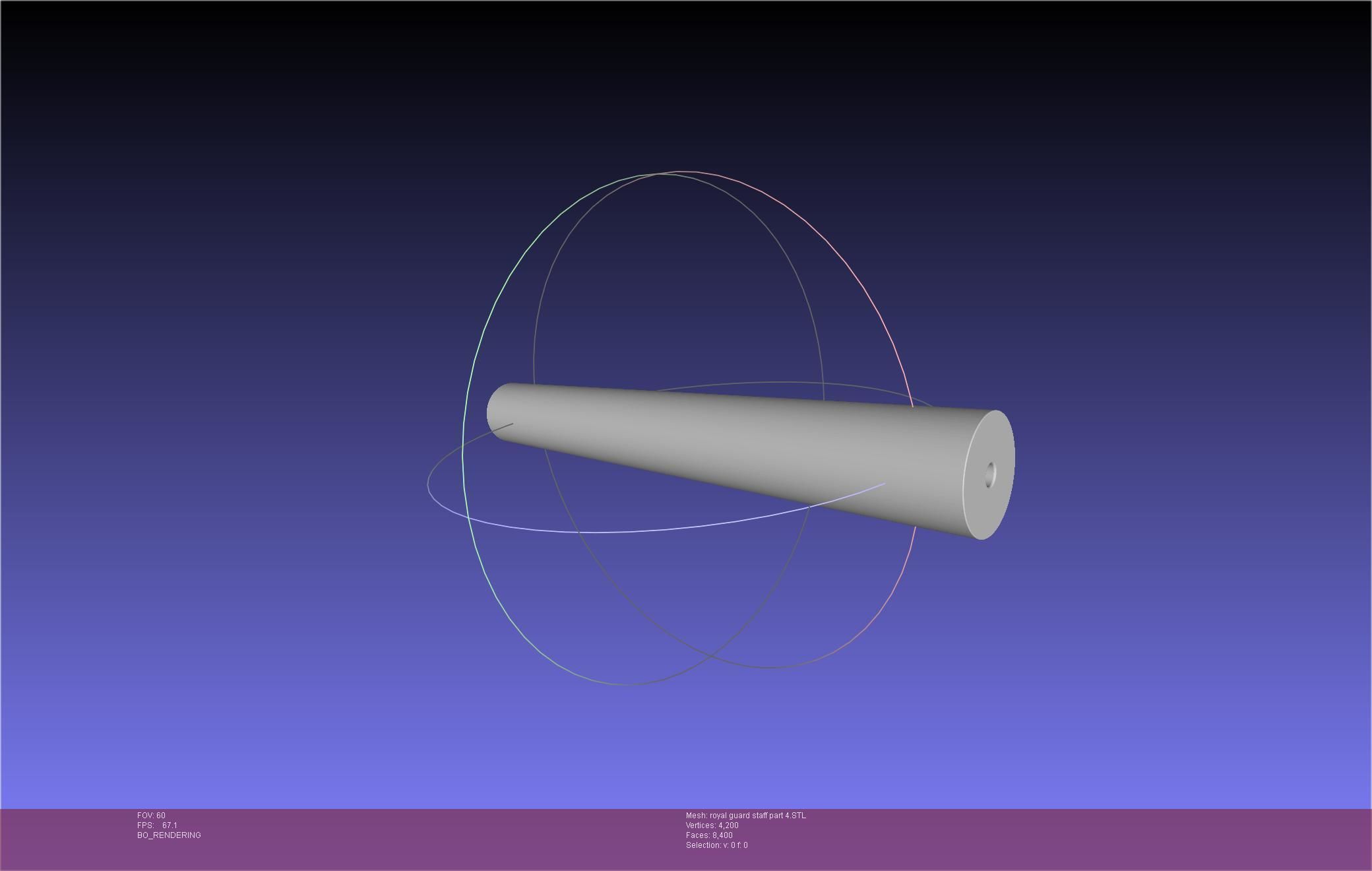 Star Wars Imperial Royal Guards Staff Prinable Assembly 3D print model_91