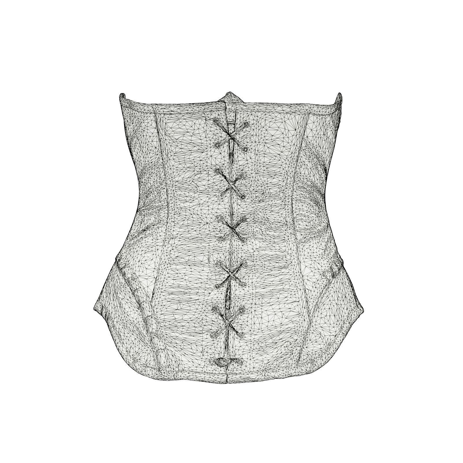 Catwoman-Corset 3D model_7