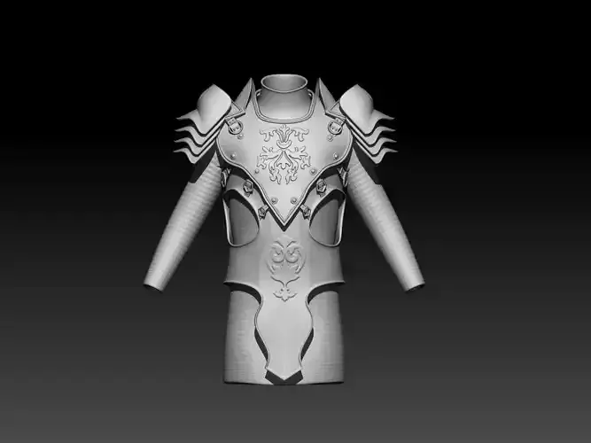 Knight armor 3D model