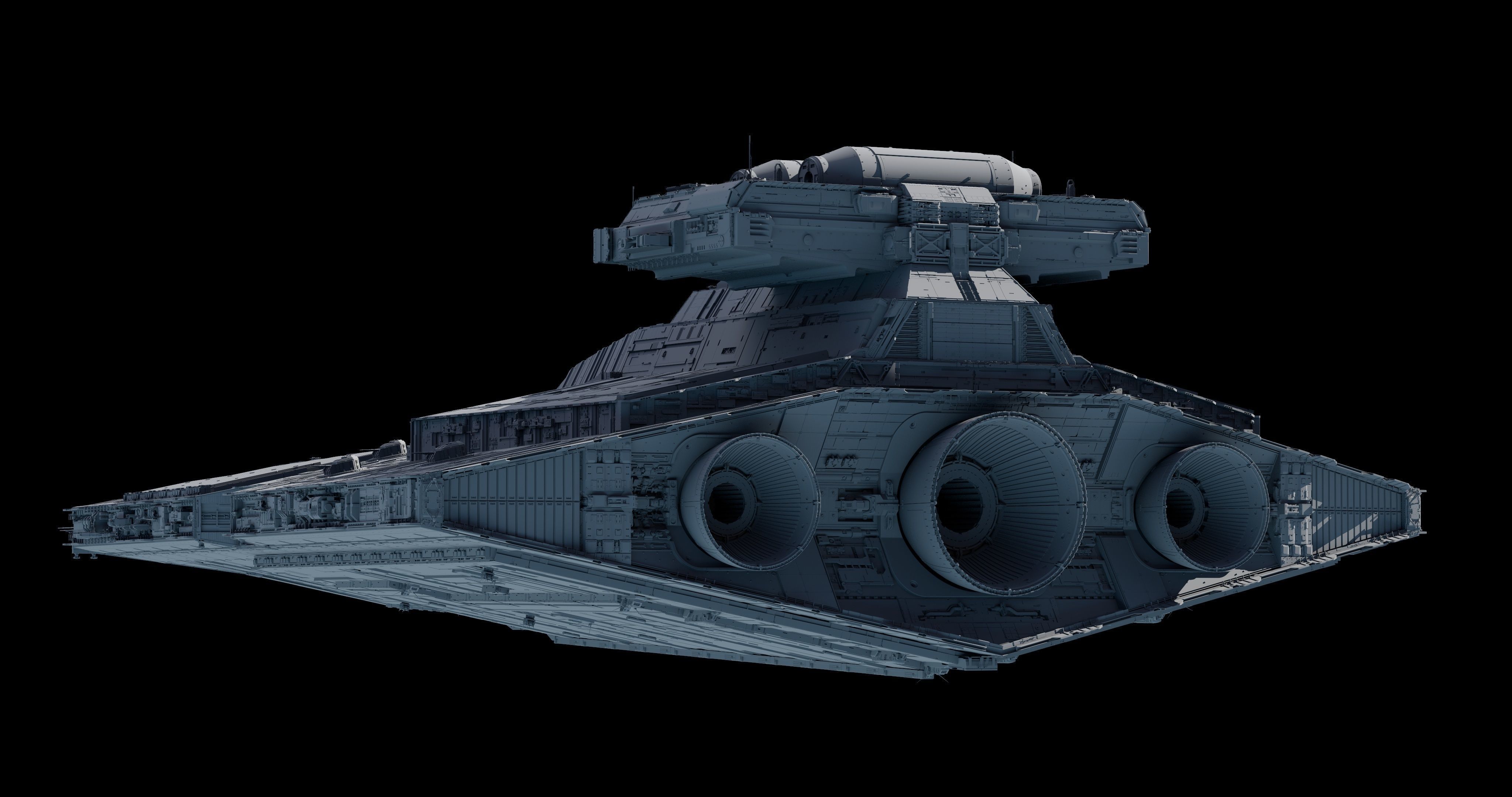 Gladiator-Class Star Destroyer 3D model_2
