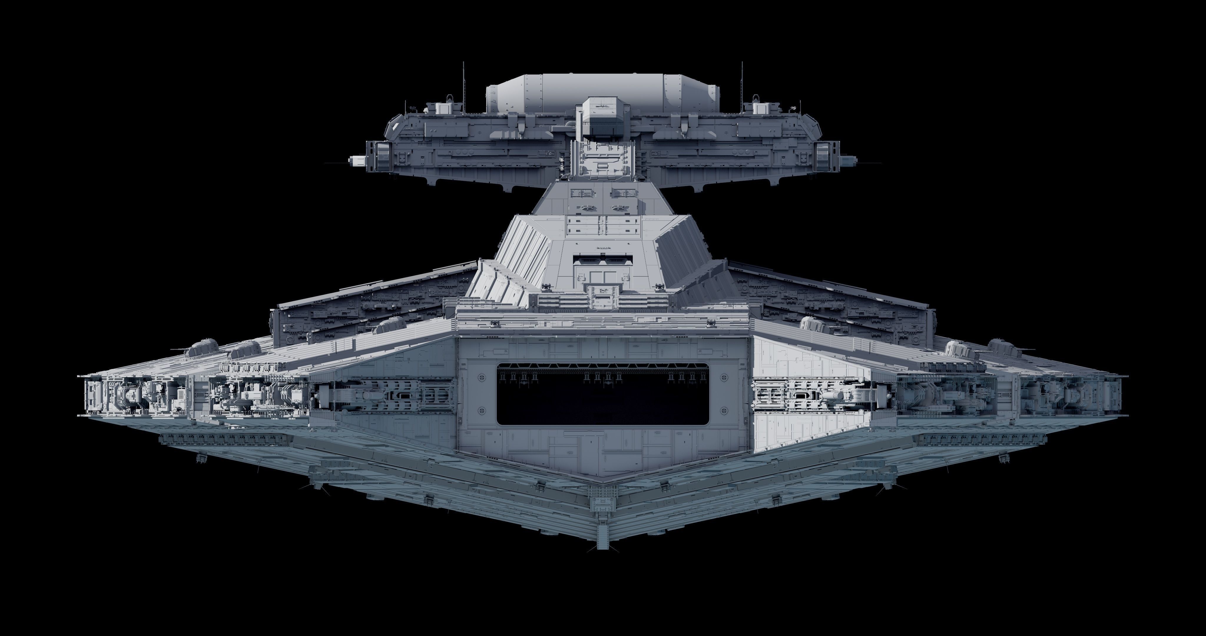Gladiator-Class Star Destroyer 3D model_5