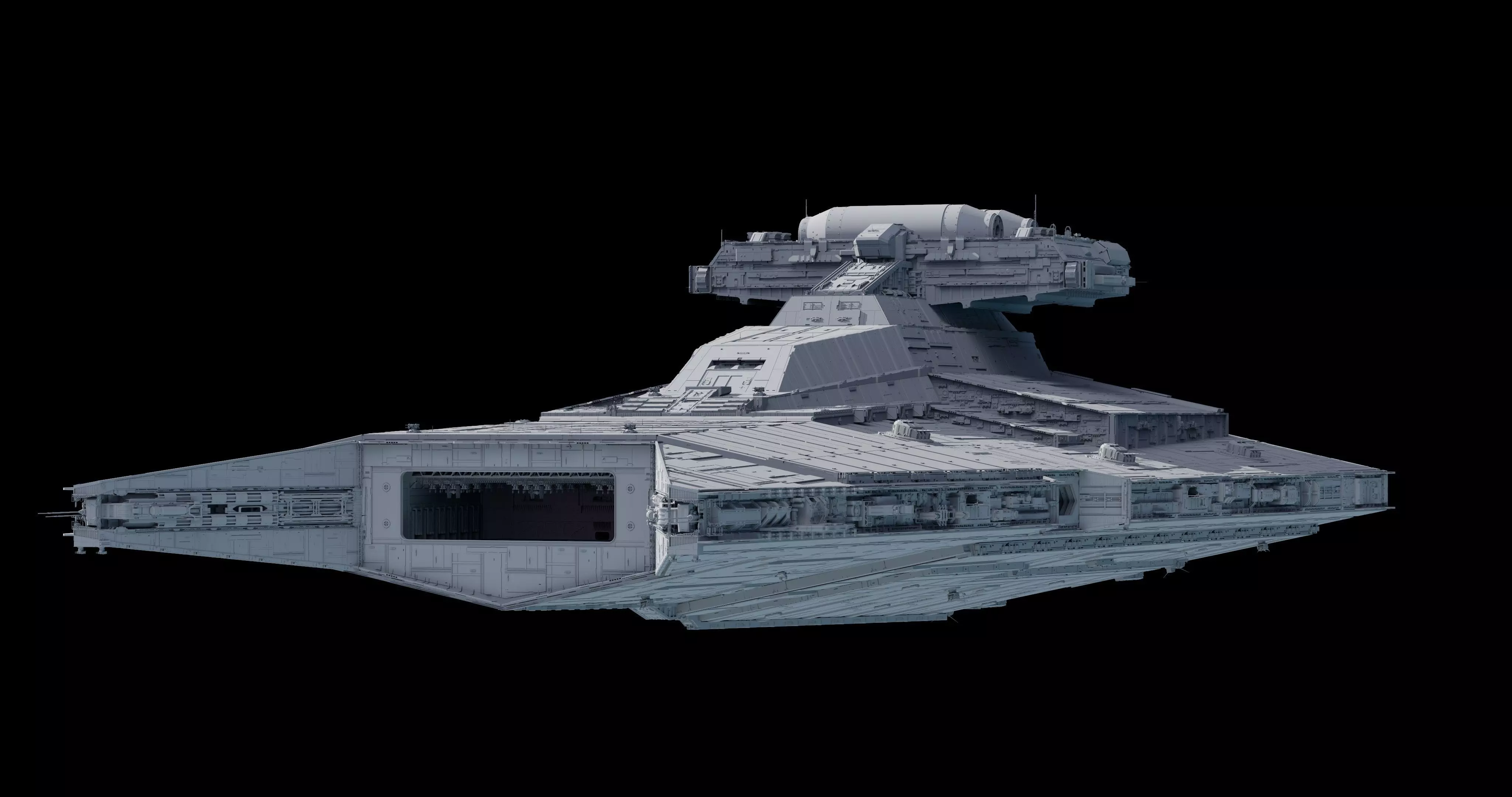 Gladiator-Class Star Destroyer 3D model_0