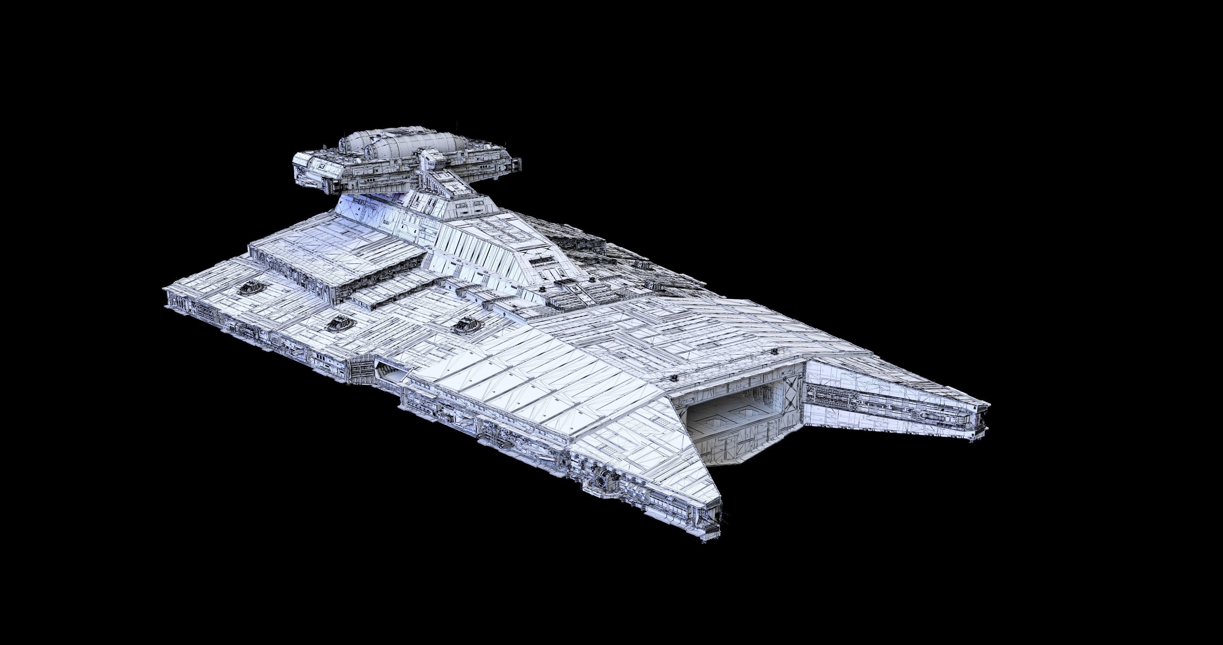Gladiator-Class Star Destroyer 3D model_13