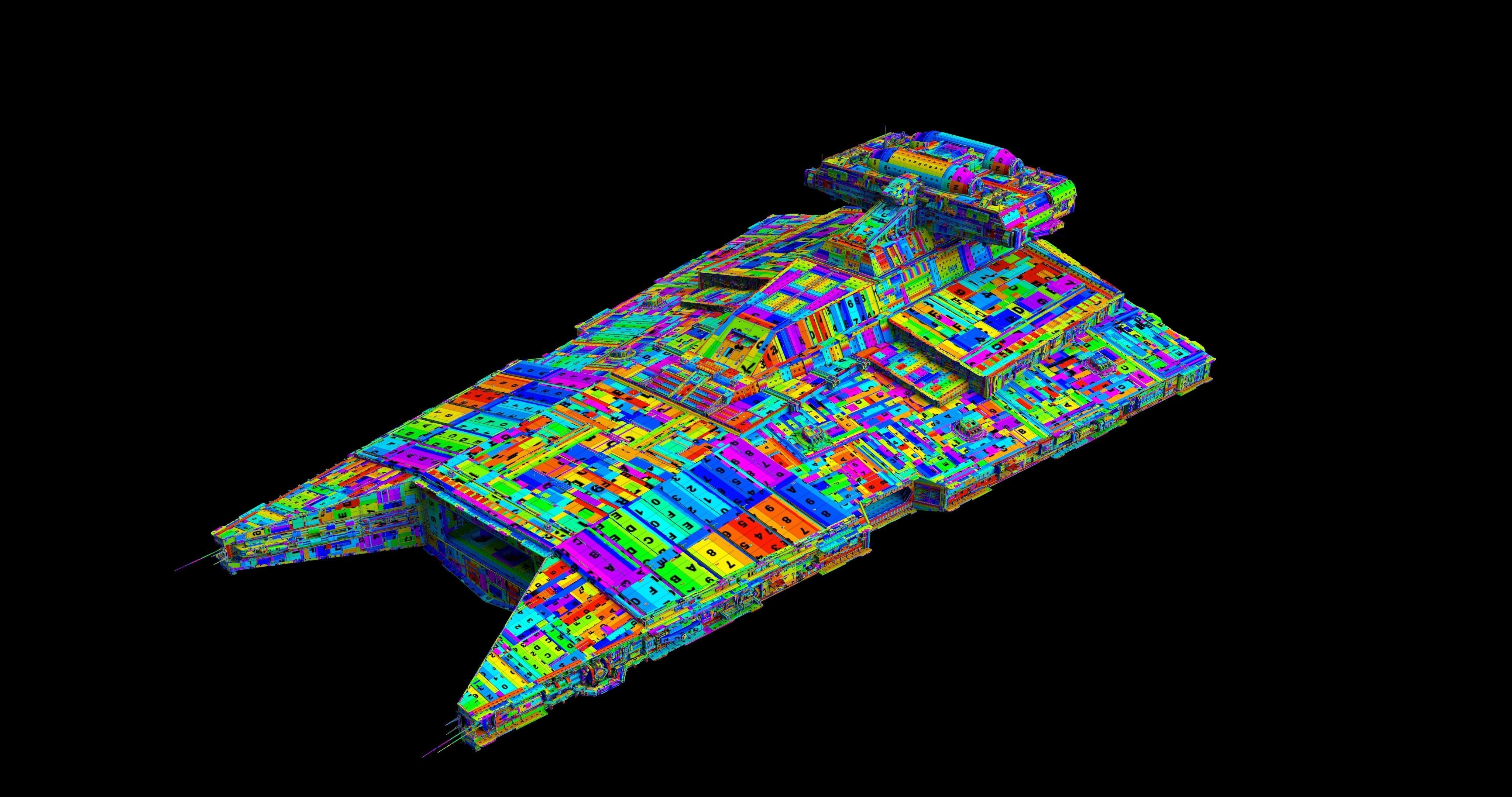 Gladiator-Class Star Destroyer 3D model_15