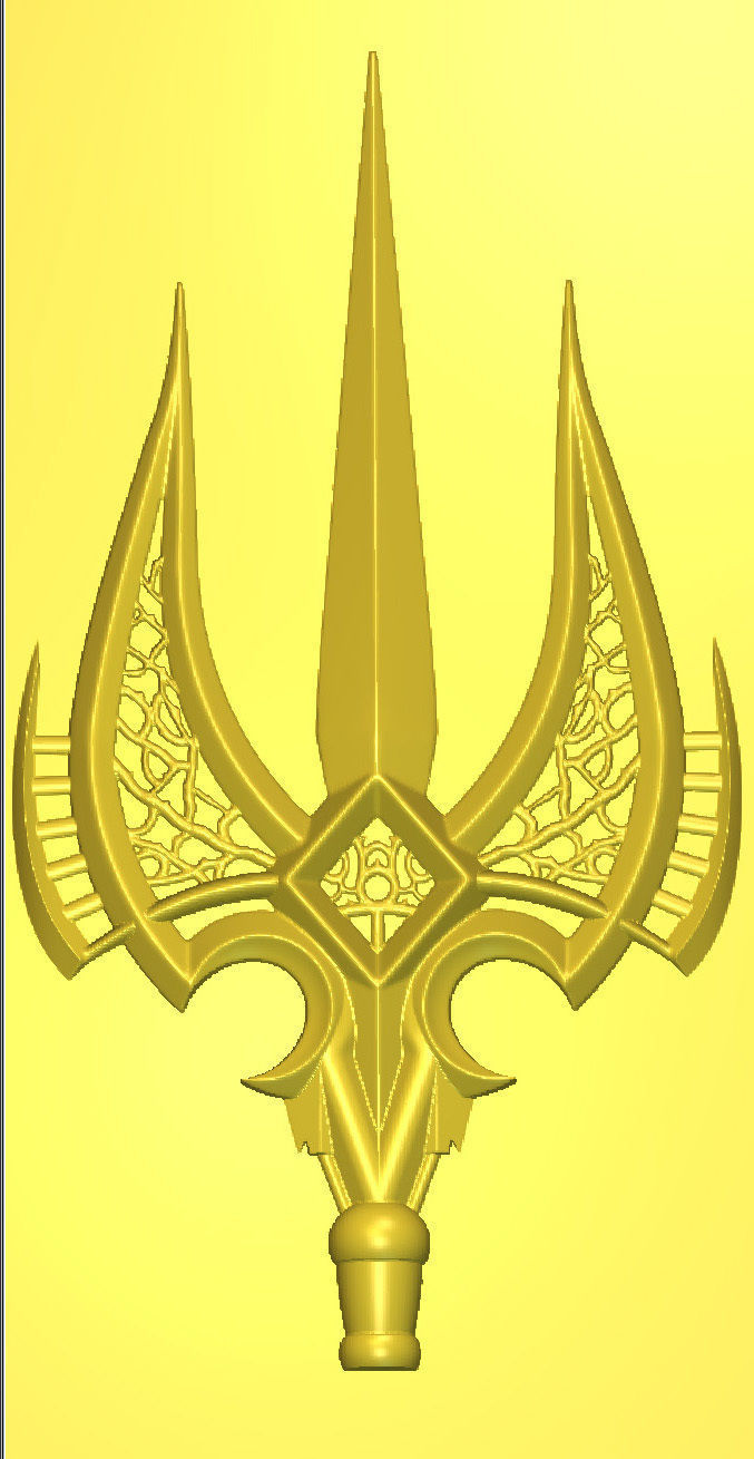 Fisherman King Trident 3D print model_5