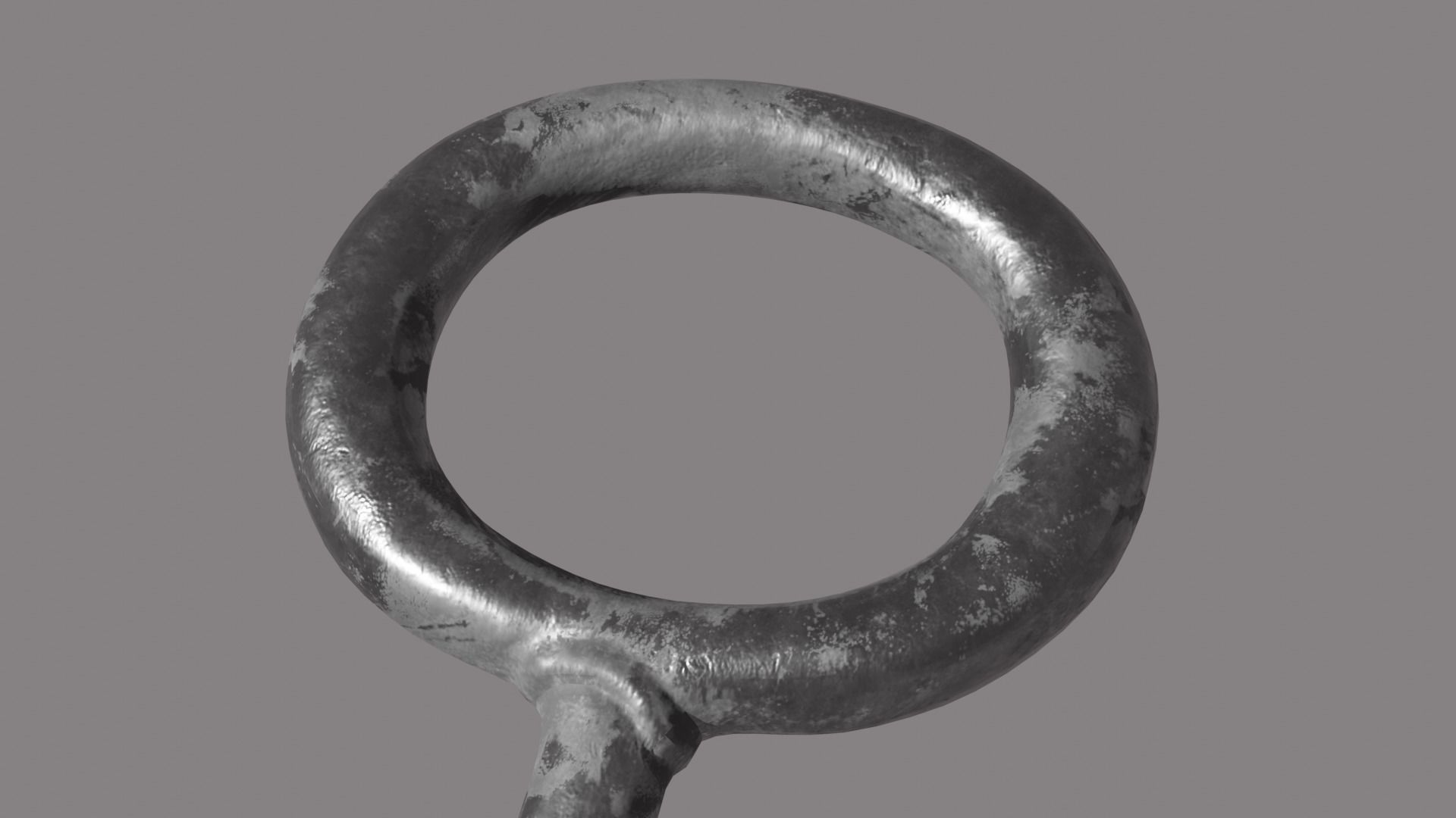 Realistic Key Low-poly 3D model_5