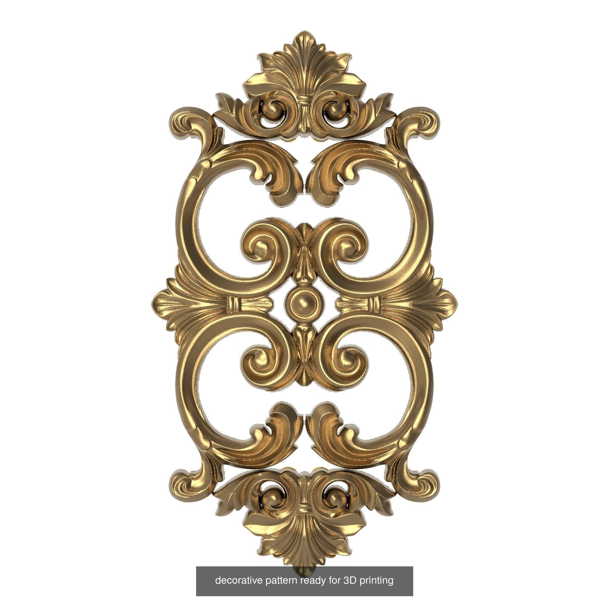 set of 10 carved vintage patterns ready for 3D printing 3D Model Collection_2