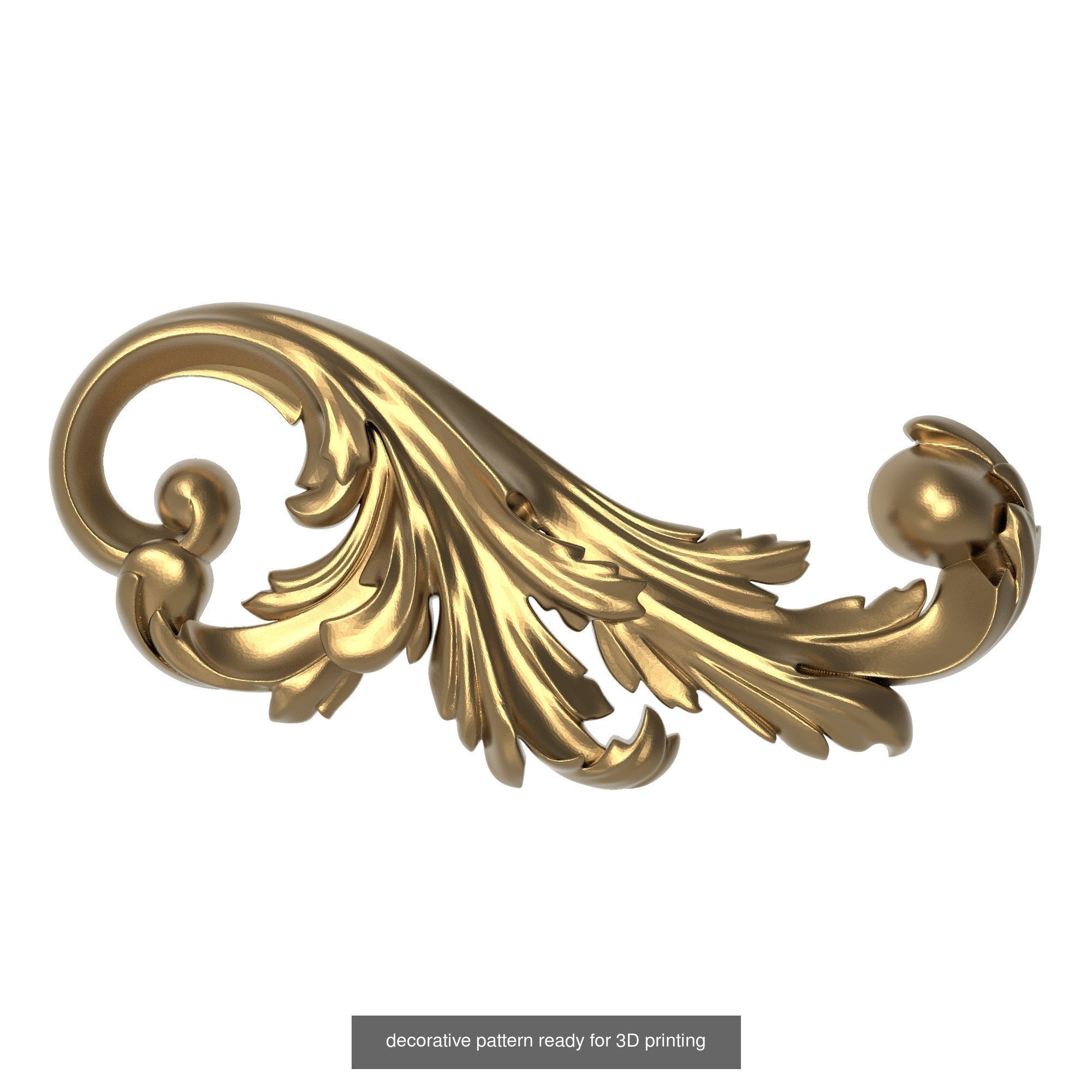 set of 10 carved vintage patterns ready for 3D printing 3D Model Collection_8