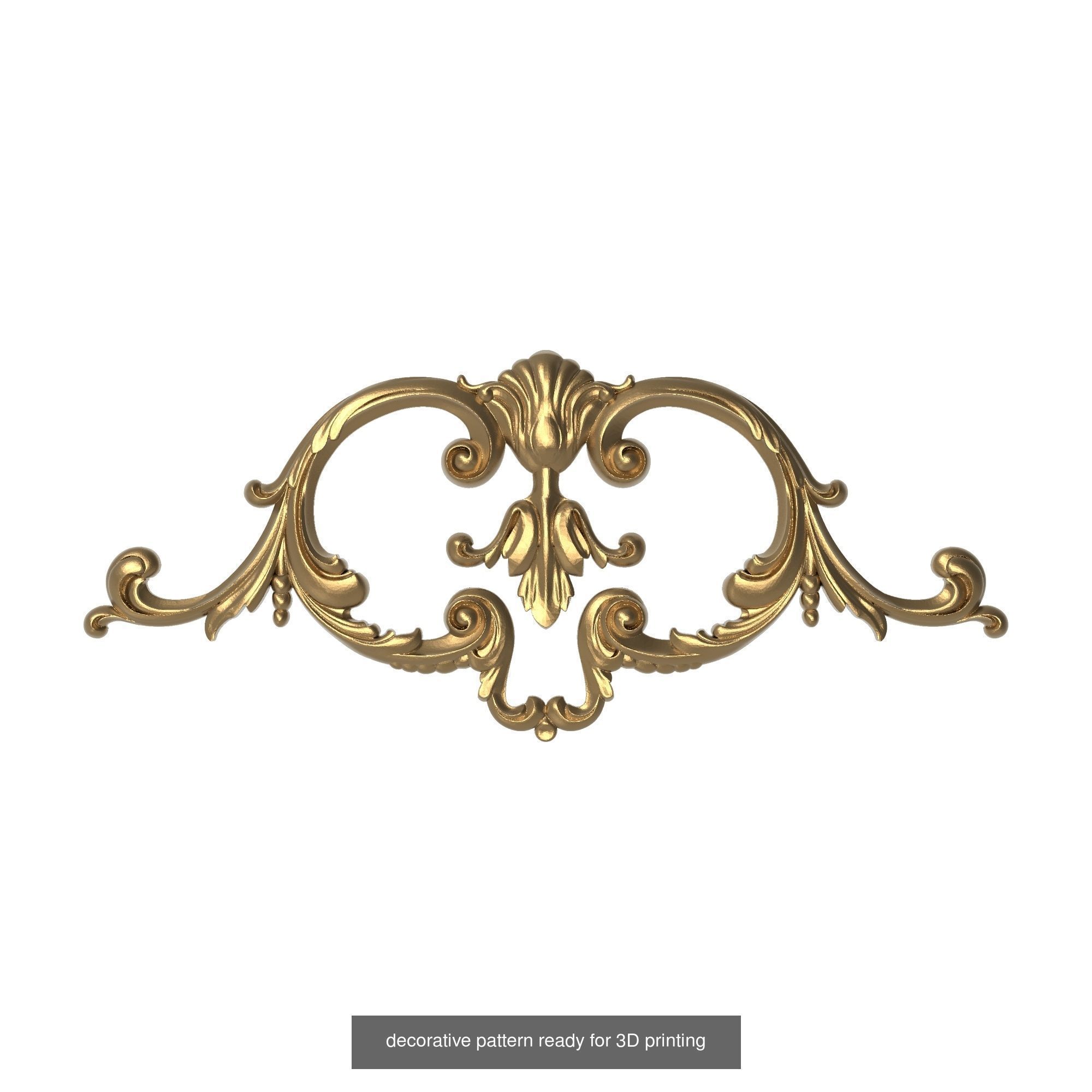 set of 10 carved vintage patterns ready for 3D printing 3D Model Collection_6