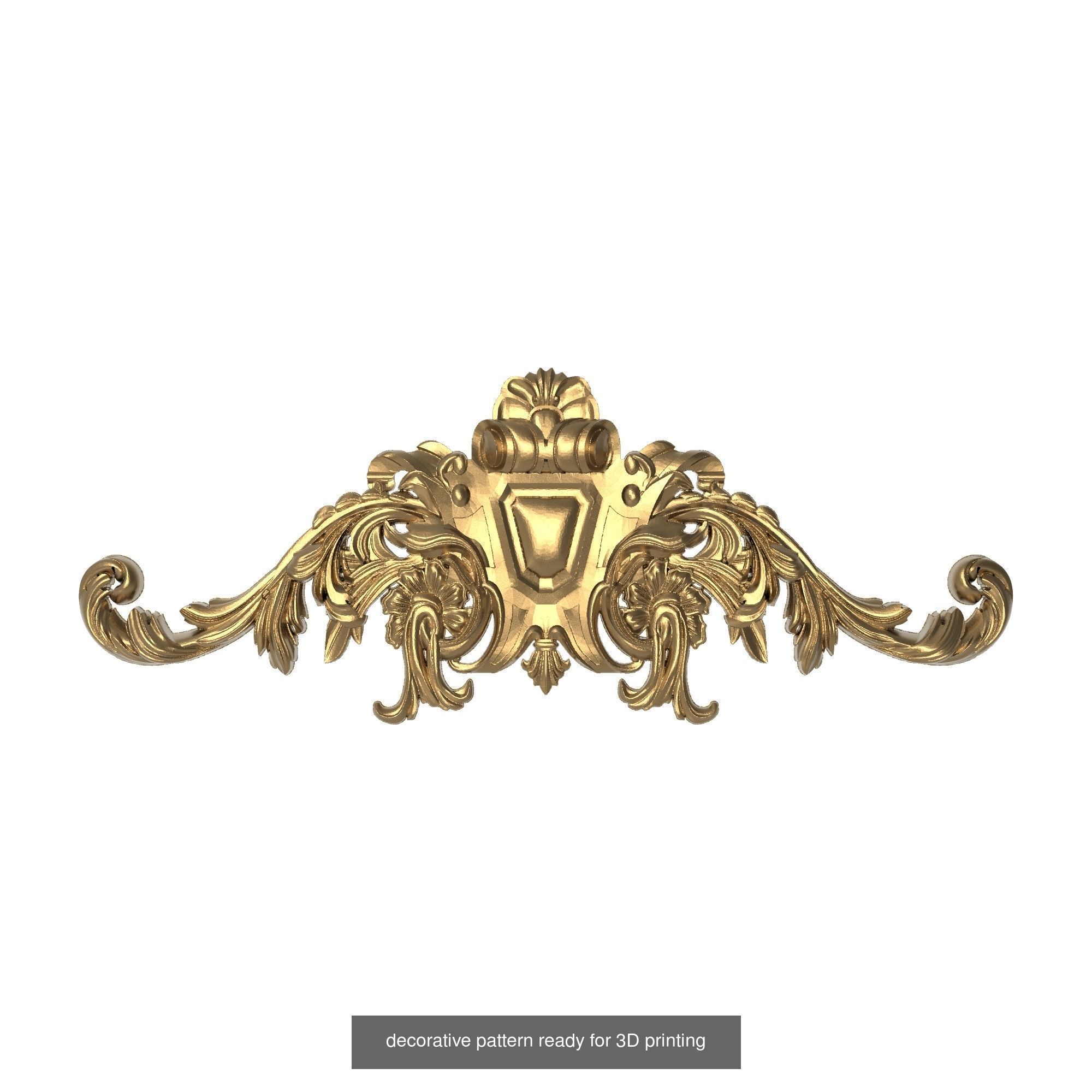 set of 10 carved vintage patterns ready for 3D printing 3D Model Collection_10