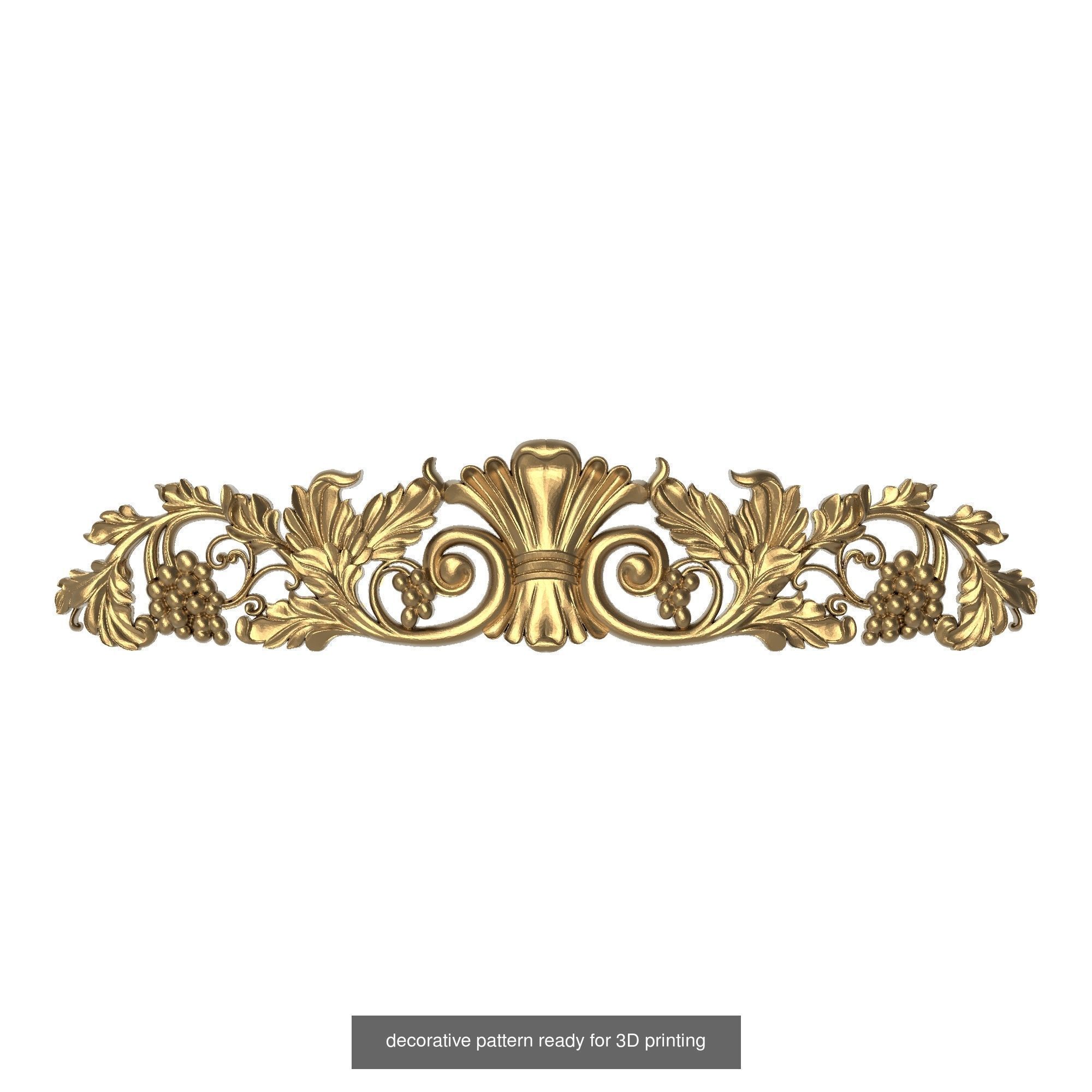 set of 10 carved vintage patterns ready for 3D printing 3D Model Collection_3