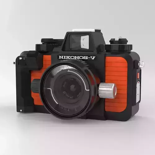 Nikon Nikonos V 35mm Underwater Film Camera 3D model