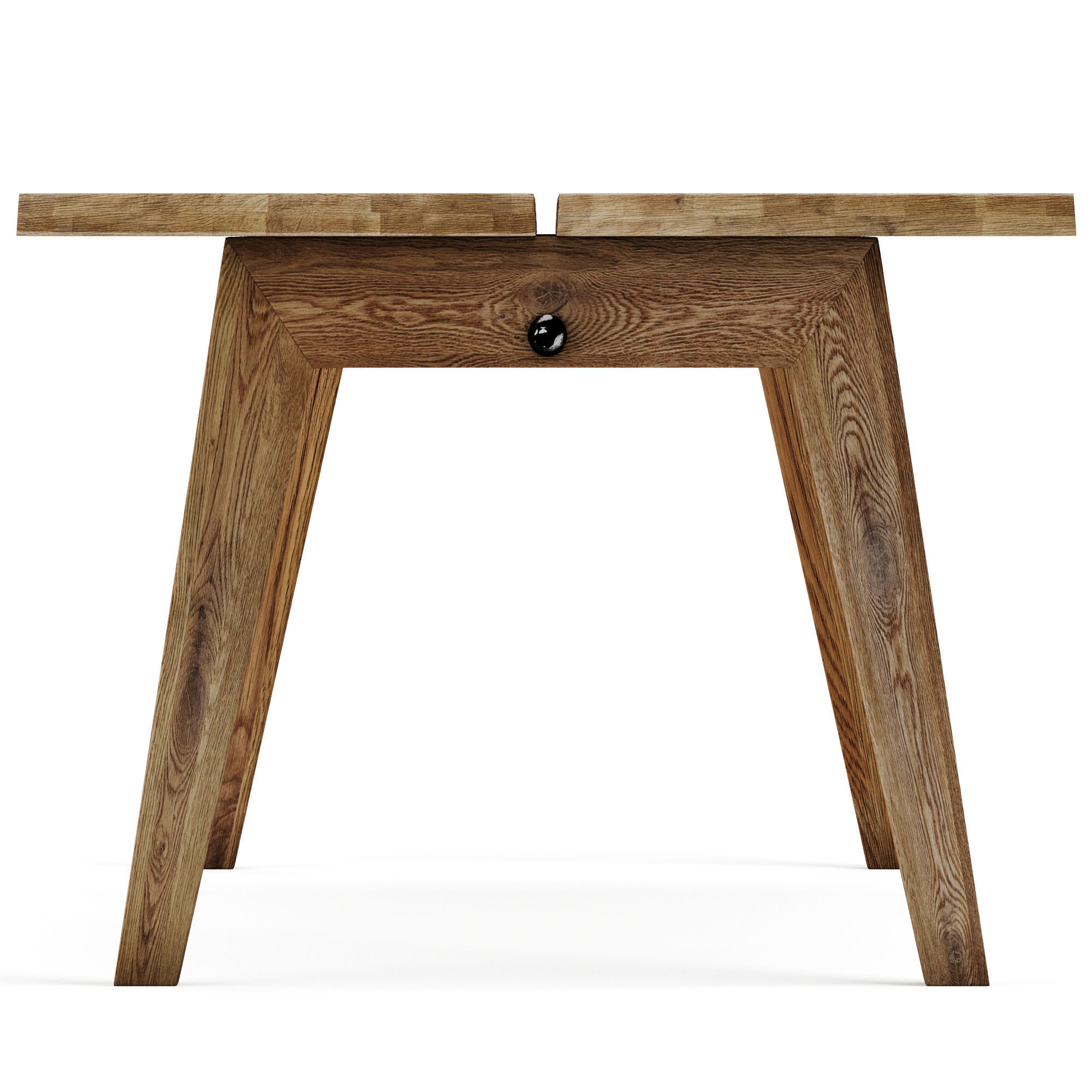 MADERA Dining Table for 6 Low-poly 3D model_1