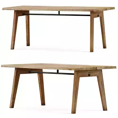 MADERA Dining Table for 6 Low-poly 3D model