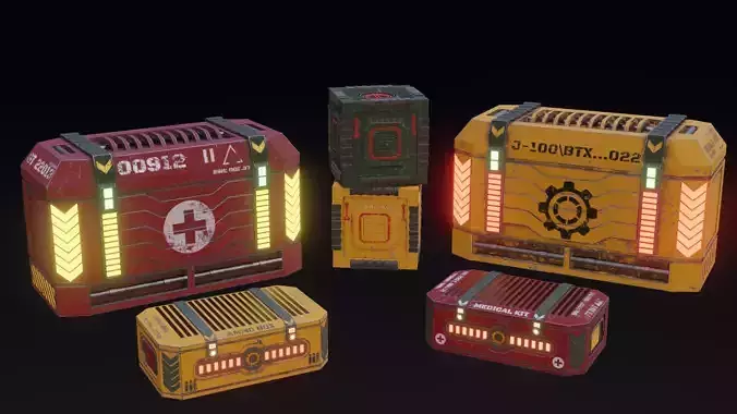 Sci fi Containers Pack