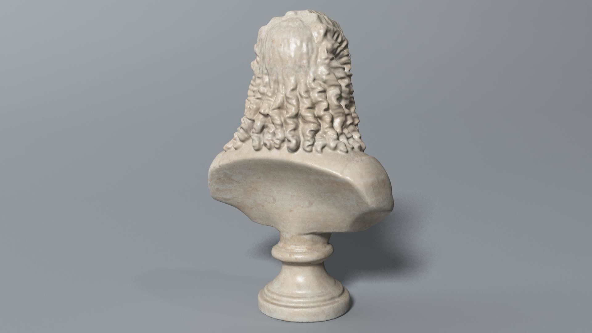 Handel Bust 3D model_4