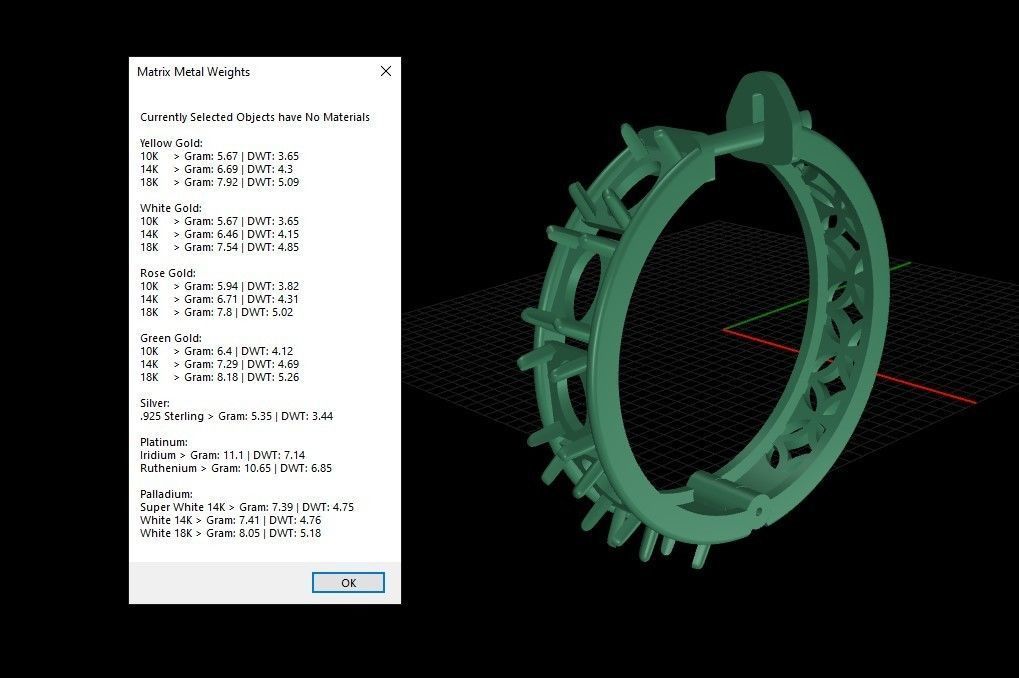 Earrings with cabochons 3dm stl print 3D print model_20