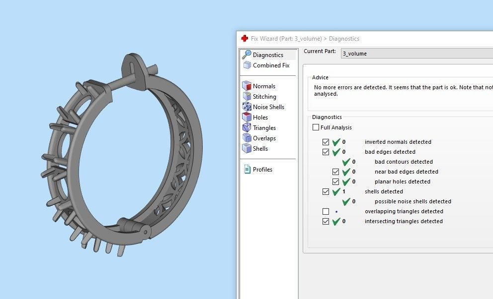 Earrings with cabochons 3dm stl print 3D print model_21
