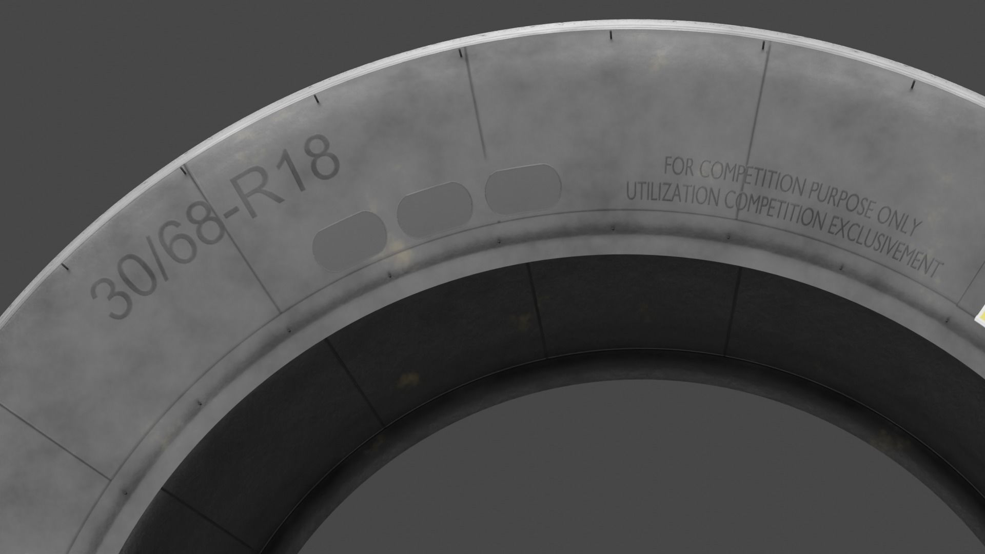 Michelin Pilot Sport GT low poly Low-poly 3D model_9