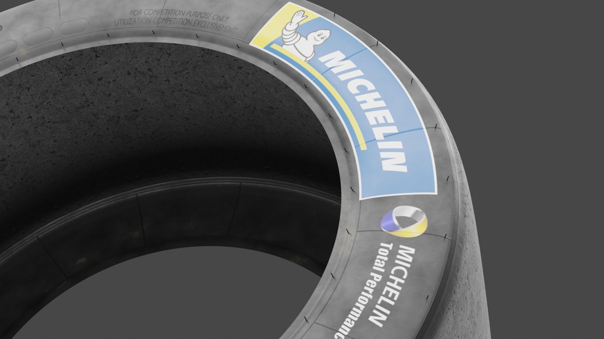 Michelin Pilot Sport GT low poly Low-poly 3D model_6