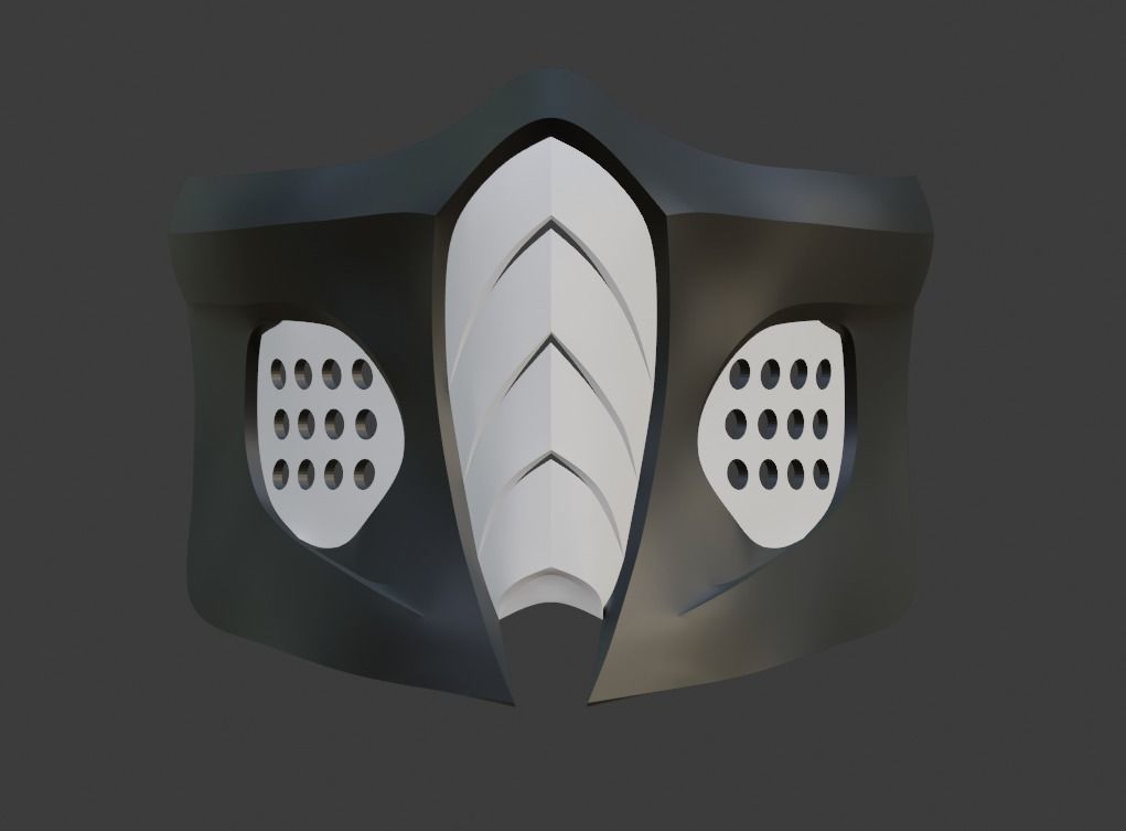 Smoke mask from Mortal Kombat 9 3D print model_16